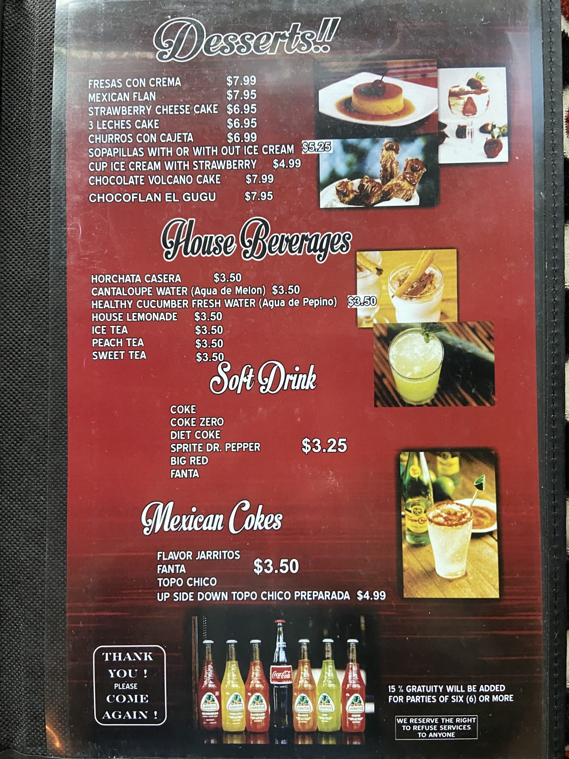 La Jaiba Mexican Grill &amp; Seafood Restaurant – Menu – Midland | Midland ...